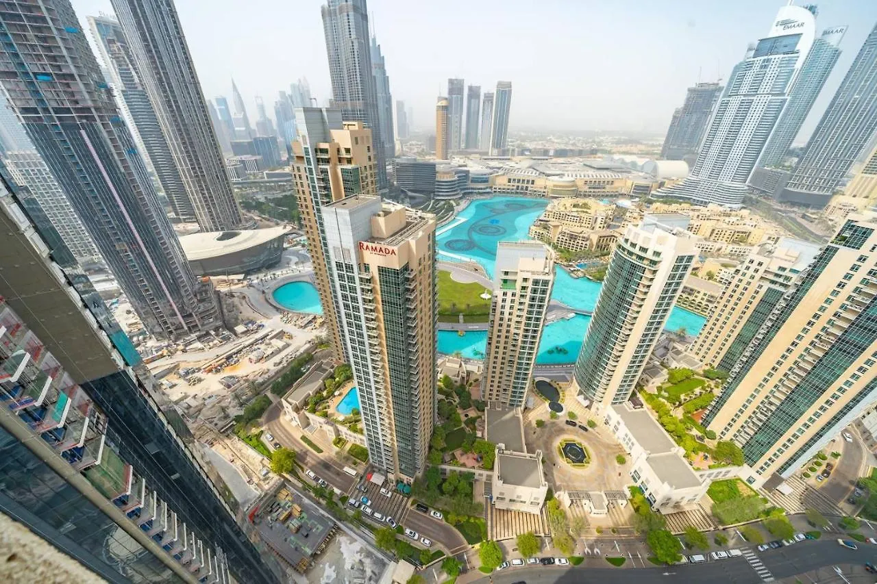 Monty Holiday Home - Cozy Penthouse With Burj Khalifa And Fountain View Dubai
